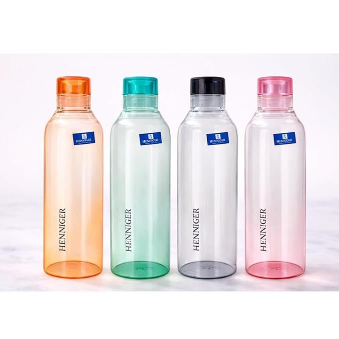 Glass Water Bottle, Multicolor, 750 ml, for Daily Use