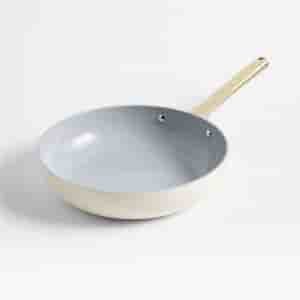 cutekitchenware.com Home Cream Supper Non-Stick Ceramic Fry Pan