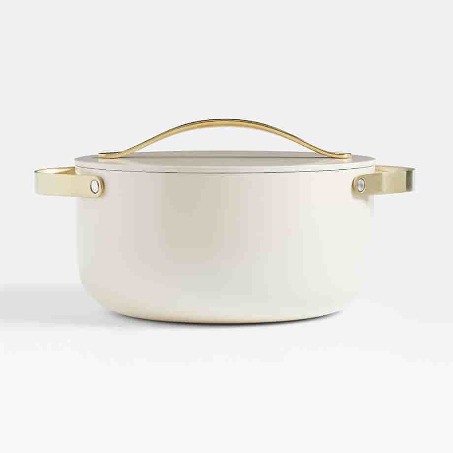 cutekitchenware.com Home Cream Supper Non-Stick Ceramic Dutch Oven